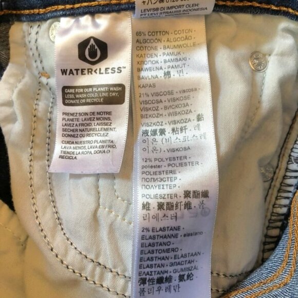 Levi’s 726 High Rise Flare Jeans Black Size 27 - Picture 11 of 14